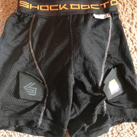 Lot Of Boys Small Hockey Gear 3 Pairs Sock And One Shock Doctor Hockey Shorts - Picture 3 of 3